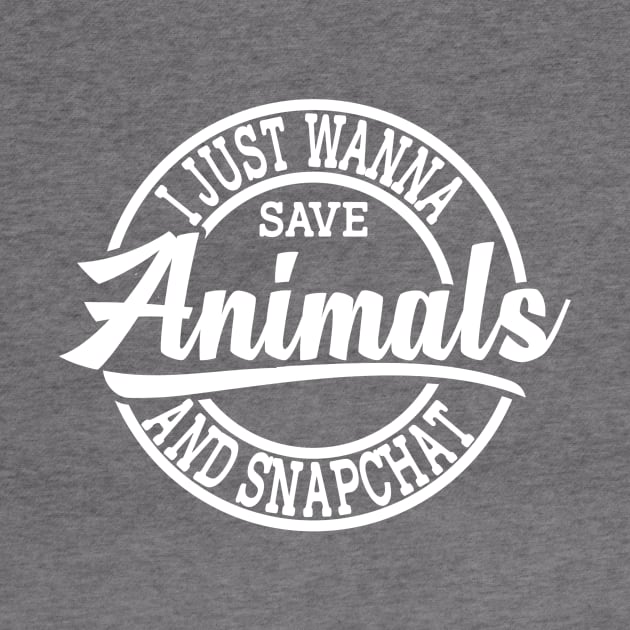 Snap chat and Save Animals by Positivevibe